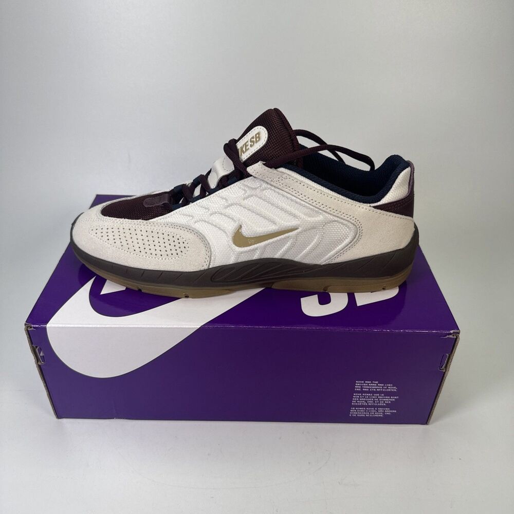 Size 10 - Nike Vertebrae SB Burgundy Crush Baroque Brown